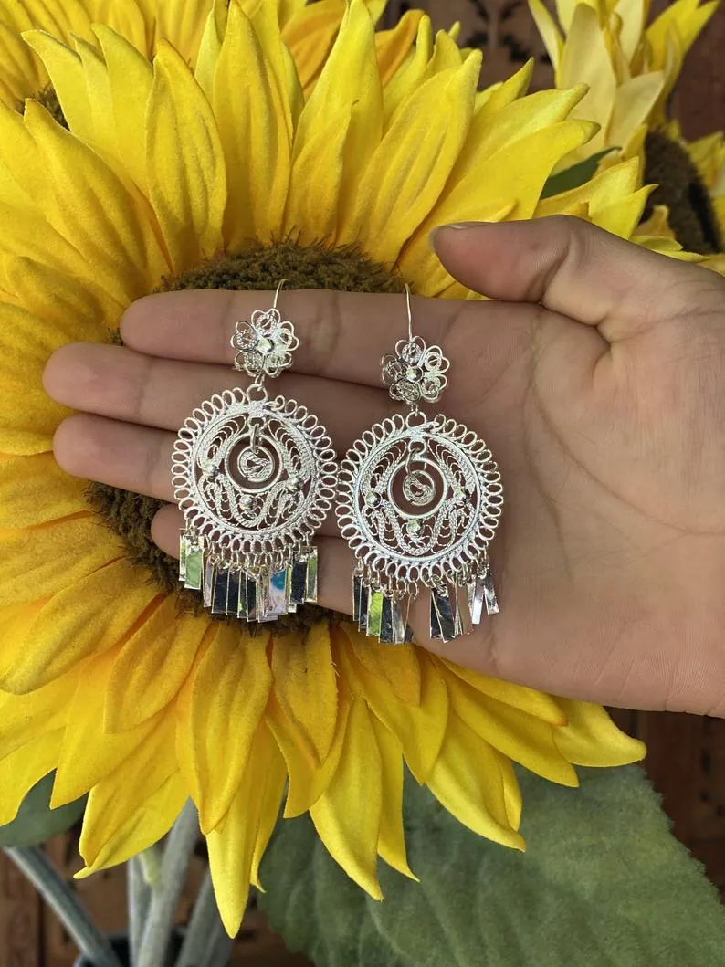 Encaje Redondo Earrings