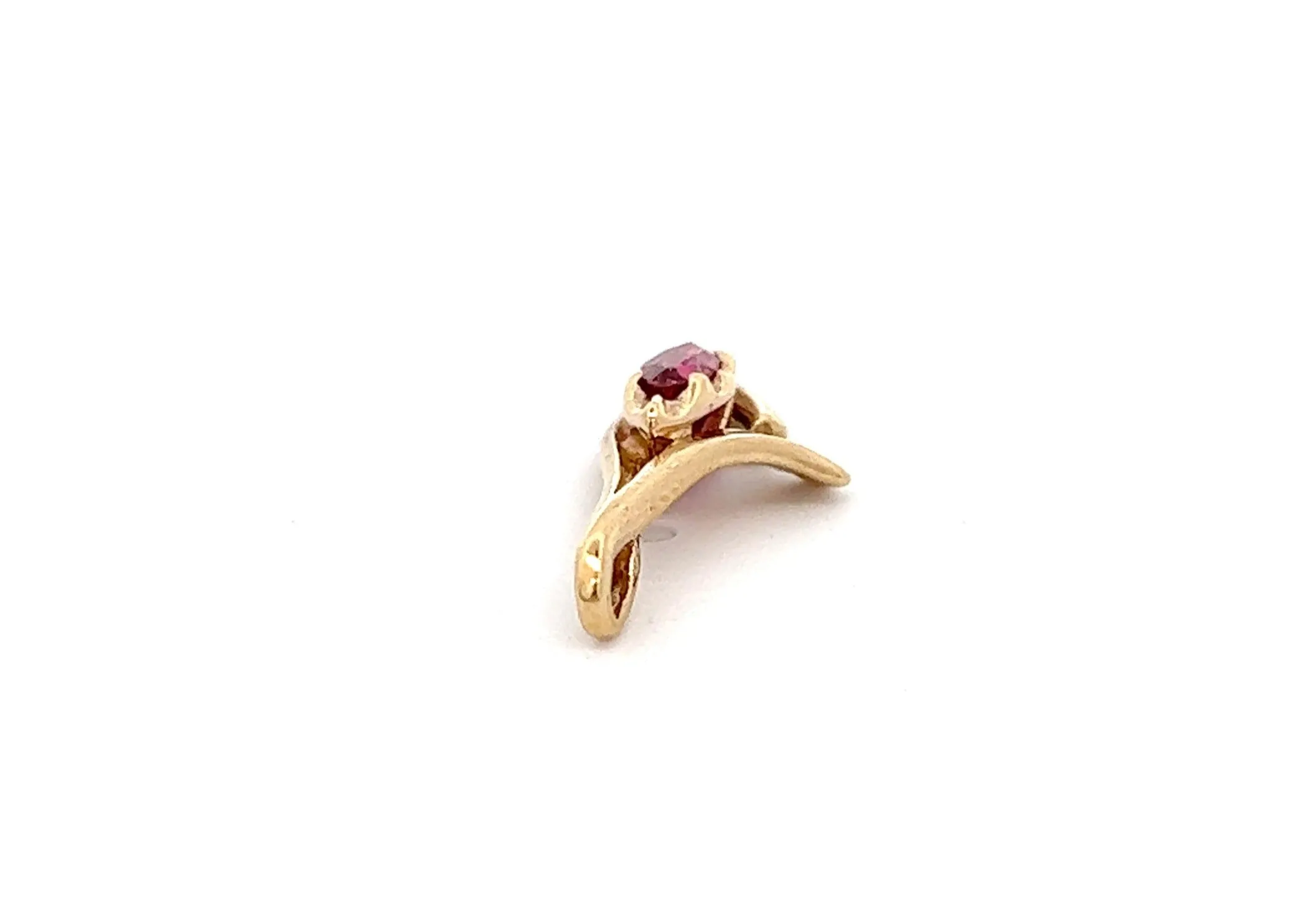 Ruby Yellow Gold Pendant