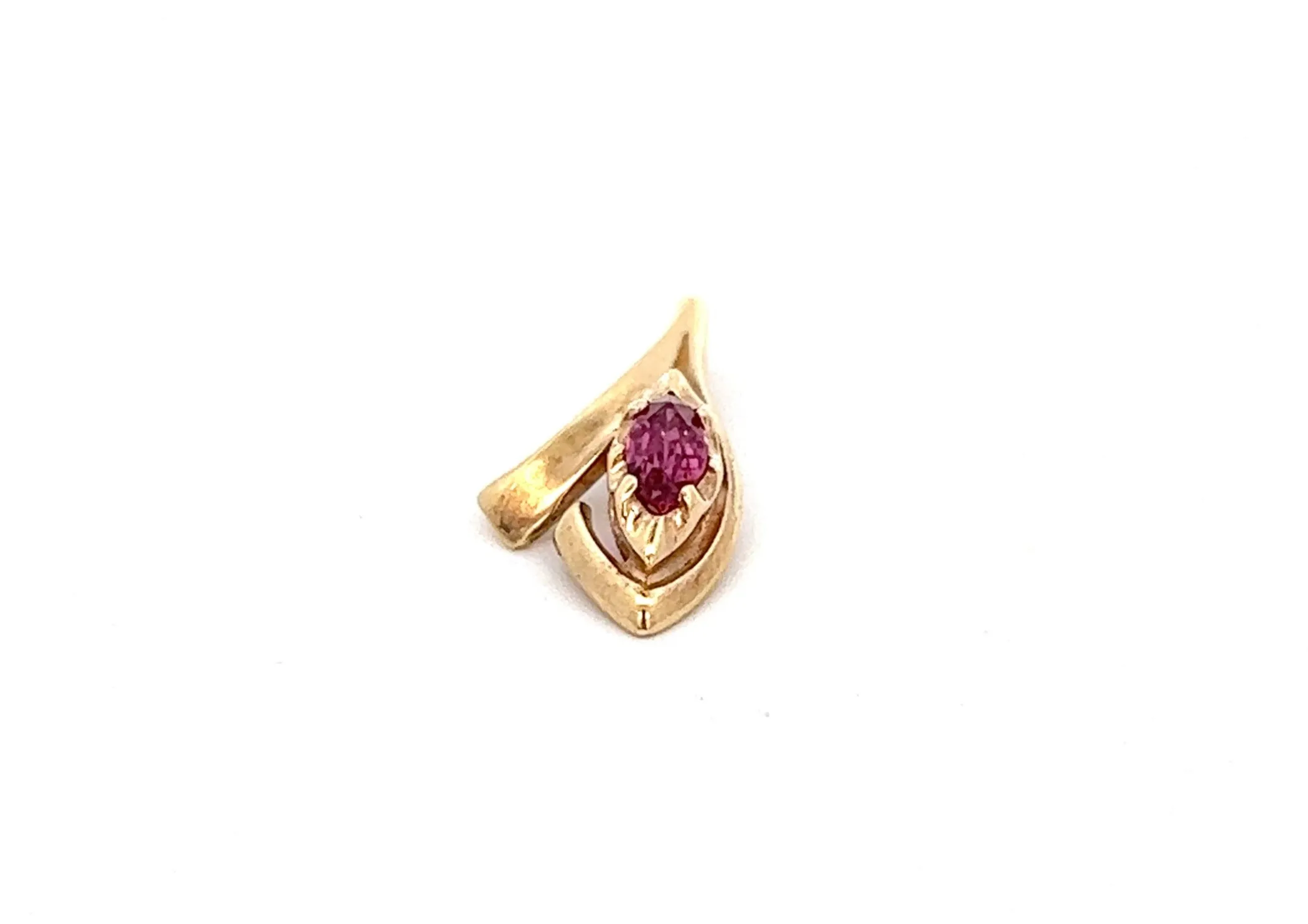 Ruby Yellow Gold Pendant